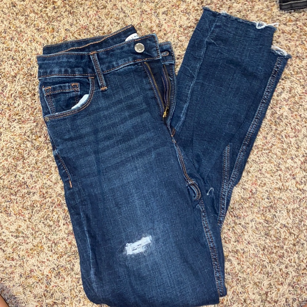 Old navy rockstar ripped denim jeans